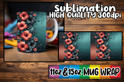 Whimsical nights 11oz 15oz sublimation wrap, Leopard Prints Product Image 1