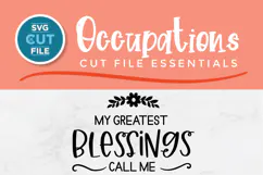 Grandma svg - My greatest blessings call me grandma svg Product Image 6