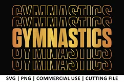 Gymnastics SVG | Stacked SVG Product Image 1