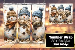 Winter Holiday Gingerbread Wrap 20oz Tumbler Product Image 1