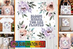 Bright TSHIRT Magic PNG, Flower Quote Product Image 1