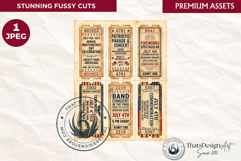 Vintage Patriotic fussy cut ephemera ticket and bookmark Product Image 1