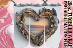 Heartland Treasures: Wooden Heart Design Product Image 1