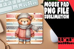 Sweet DESK PAD PNG Style, Teddy Bear Product Image 1