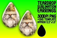 Mystical Gnome Symphony: Watercolor Teardrop Serenity Product Image 1