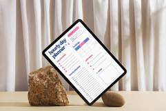 7/10/14 Day Itinerary Hourly Day Planner Printable PDF Product Image 2
