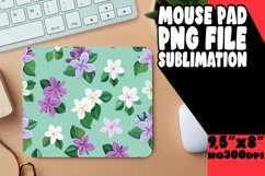 Boho Chic Springtime Flower Mouse Pad Festival Design Product Image 1