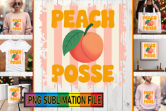 Playful TOTE BAG Art PNG, Retro Food Product Image 1