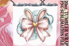 PRESENT OF HAPPINESS 20oz TUMBLER WRAP, Easter Bow Product Image 1