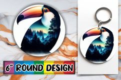 Radiant Round Designs for Gifts, Animals Art Product Image 1