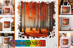 VIBRANT PNG Sublimation Gifts, Autumn Product Image 1