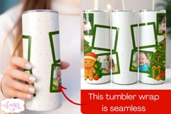 Christmas Photo tumbler wrap sublimation, Gingerbread man Product Image 3