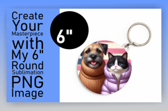 Bright Round Design for Car Coasters , Dog and cat Product Image 1