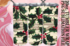 ENCHANTING SMILES 20oz TUMBLER WRAP, Christmas Product Image 1