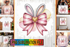 Unique PNG TSHIRT Gift Ideas, Easter Bow Product Image 1