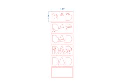 Mom Dad SVG laser cut files for Glowforge Product Image 4