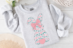 Cute Easter Bunny Clipart, Happy Easter Sublimation PNG Product Image 2