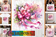 Stylish Tote Bag Magic PNG, Flowers Product Image 1