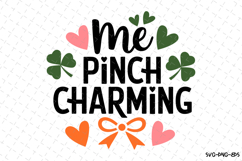 Me Pinch Charming Svg | St Patrick&#039;s day Design Product Image 1