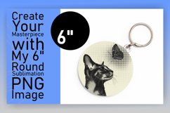 Sweet Kitty Sublimation: Keychain &amp; Coaster Options Product Image 1