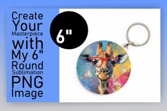 Cute Giraffe Round Design Spring Mug Projects Product Image 1