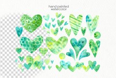 Watercolor Heart Clipart - PNG Files Product Image 2