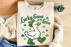 Lucky Goose png | St Patrick's Day Shirt Design Product Image 6