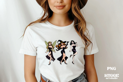 Vintage Funny Sarcastic Pin-Up Halloween Witch Vamp PNG DTF Product Image 2