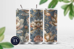 Indian heritage Lotus Pattern | Lotus botanical Florals Product Image 2