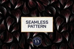 Vampire Fangs Pattern, Dark Gothic Teeth Digital Paper Product Image 3