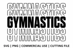 Gymnastics SVG | Stacked SVG Product Image 2