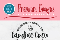 Cardiac Crew svg, a Cardiologist heart doctor team or squad Product Image 2