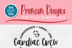 Cardiac Crew svg, a Cardiologist heart doctor team or squad Product Image 2