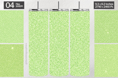 Mint Green Glitter Tumbler Wrap| Tumbler Sublimation Product Image 1