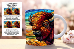 Serene 11oz Mug Wrap Png Design , Animals Product Image 1