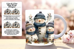 Christmas Gingerbread Wrap 11oz/15oz Mug Pattern Product Image 1