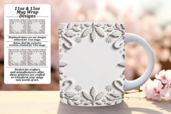 Inspiring 15oz Mug Wrap Png Template , Christmas Product Image 1