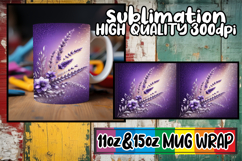 Charming whispers 11oz 15oz sublimation wrap, Leopard Prints Product Image 1