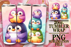Dreamy Reflections 20oz tumbler wrap, Cute Animals Product Image 1
