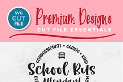 School Bus Attendant svg - a SchoolBus monitor design Product Image 2