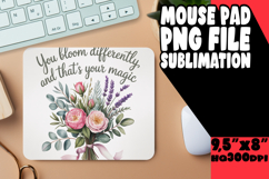 Luminous Desk Mat PNG Style, Girl Quote Product Image 1