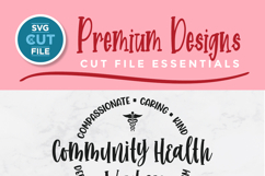 Community Health worker svg, a CHW svg for crafters Product Image 2