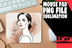 Whimsical Mouse Pad Ideas for Gifts, Beauty Woman Product Image 1