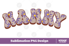 nanny Png Retro Flowers Mother&#039;s Day Floral Mom Sublimation Product Image 1
