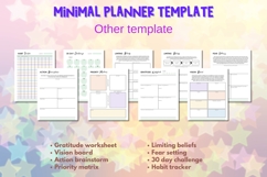 2027-2028 Minimal Planner Canva Template Product Image 8