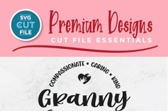 Granny svg - Granny circle - a grandma svg for crafters Product Image 2