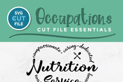 Nutrition Service SVG heart design Product Image 2