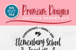 Elementary school teacher svg for elementary appreciation Product Image 2