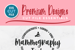 Mammography Tech svg, a mammography technologist svg file Product Image 2