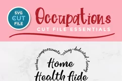 Home health aide svg, Home care aid, caregiver svg Product Image 2